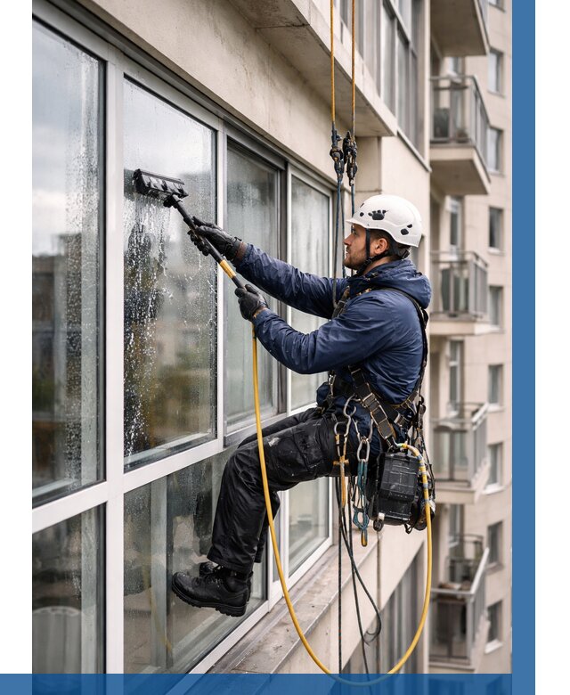 Мойка балконного остекления в Карталах от 3651 р. | ВЫСОТНИК-Крт