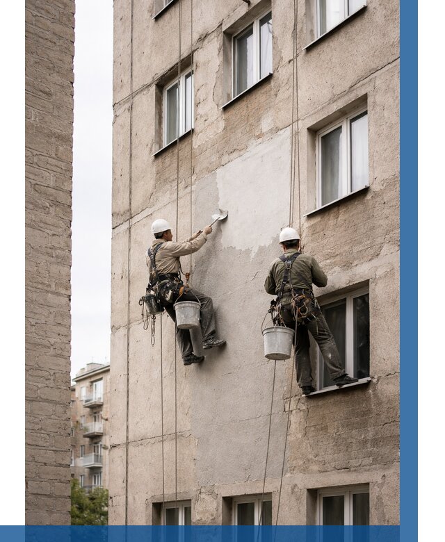 Косметический ремонт фасада в Карталах от 1147 р. | ВЫСОТНИК-Крт