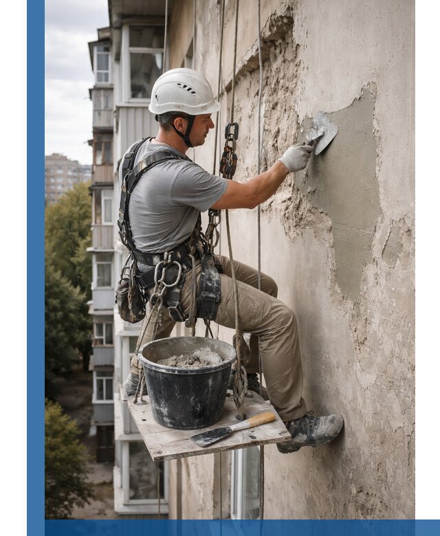 Восстановление фасадной штукатурки в Карталах с гарантией качества