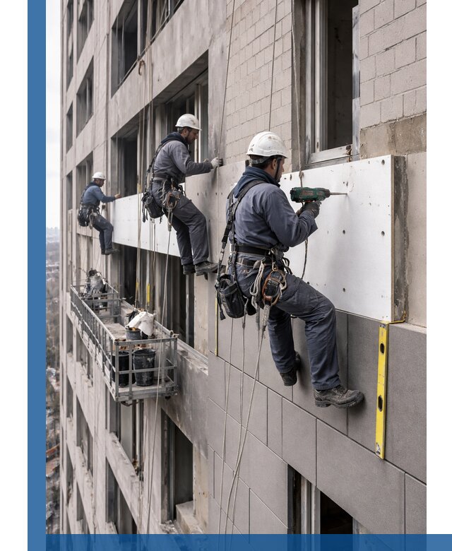 Монтаж фасадных термопанелей высокого качества в Карталах