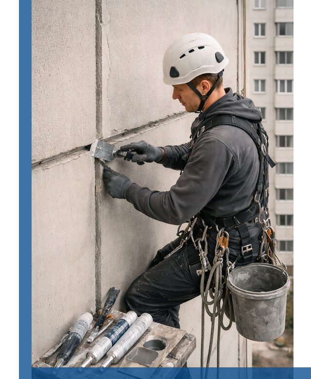 Ремонт межпанельных швов в Карталах герметизация и восстановление