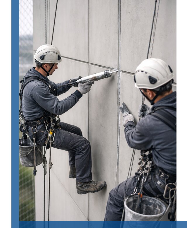 Первичная герметизация швов фасадов и кровель в Карталах