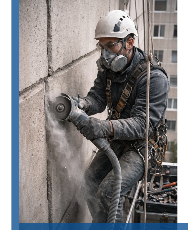 Штробление межпанельных швов в Карталах качественно и быстро