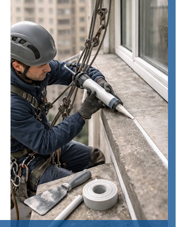 Герметизация балконного козырька в Карталах от 4694 р. | ВЫСОТНИК-Крт