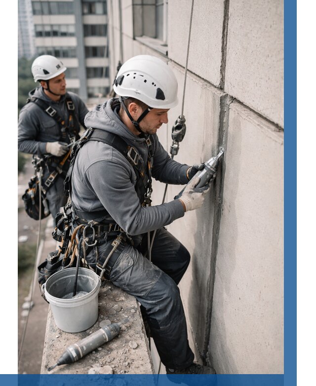 Ремонт деформационных швов здания в Карталах от 1043 р. | ВЫСОТНИК-Крт