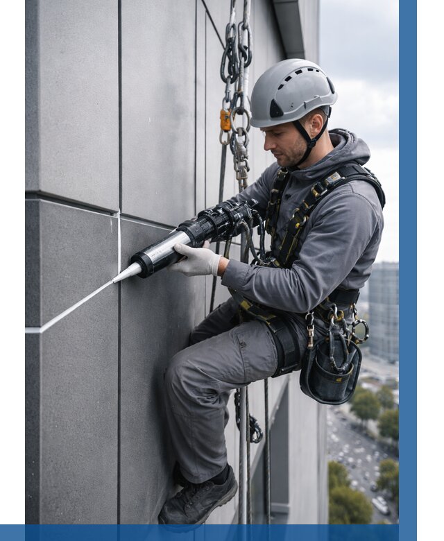 Герметизация стыков фасадных панелей в Карталах от 6780 р.| ВЫСОТНИК-Крт