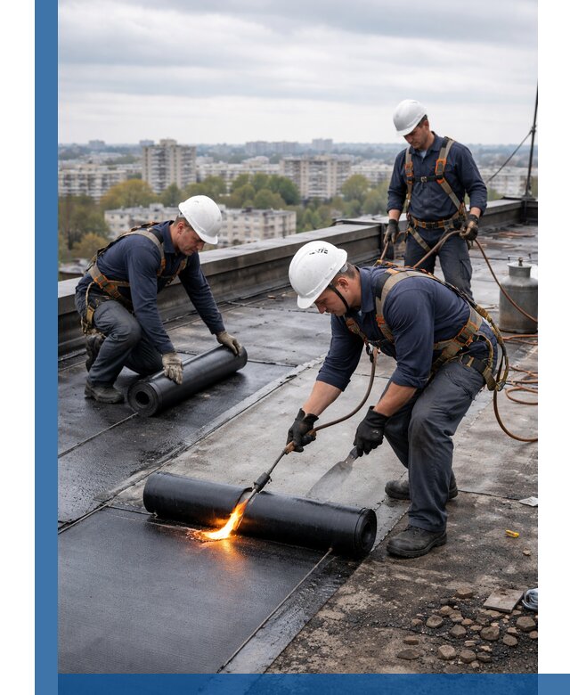 Ремонт наплавляемой кровли в Карталах качественно и надежно