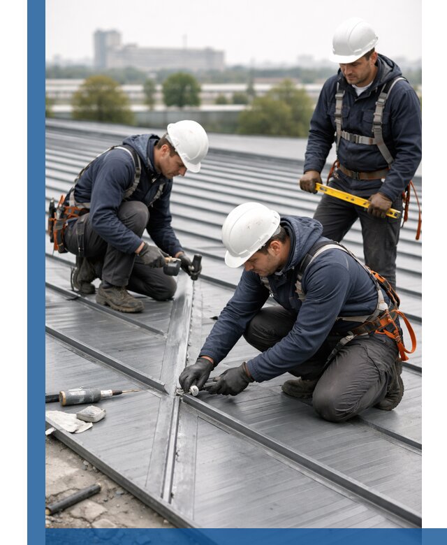 Ремонт фальцевой кровли в Карталах срочно и качественно