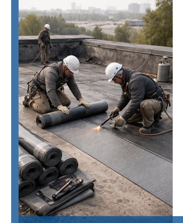 Монтаж мягкой кровли в Карталах профессионально и надежно