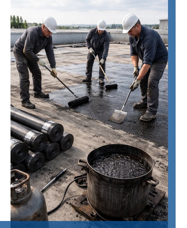 Гидроизоляция кровли мастикой в Карталах от 626 р. | ВЫСОТНИК-Крт