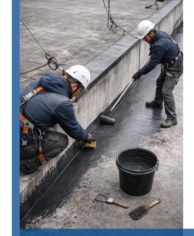 Гидроизоляция кровли жидкой резиной профессионально в Карталах