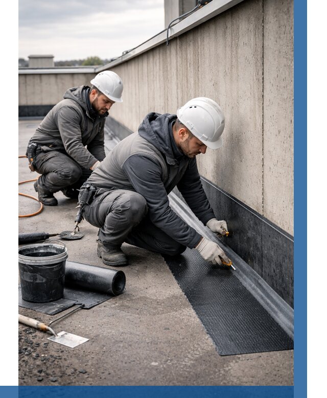 Гидроизоляция примыканий на кровле в Карталах от 939 р. | ВЫСОТНИК-Крт