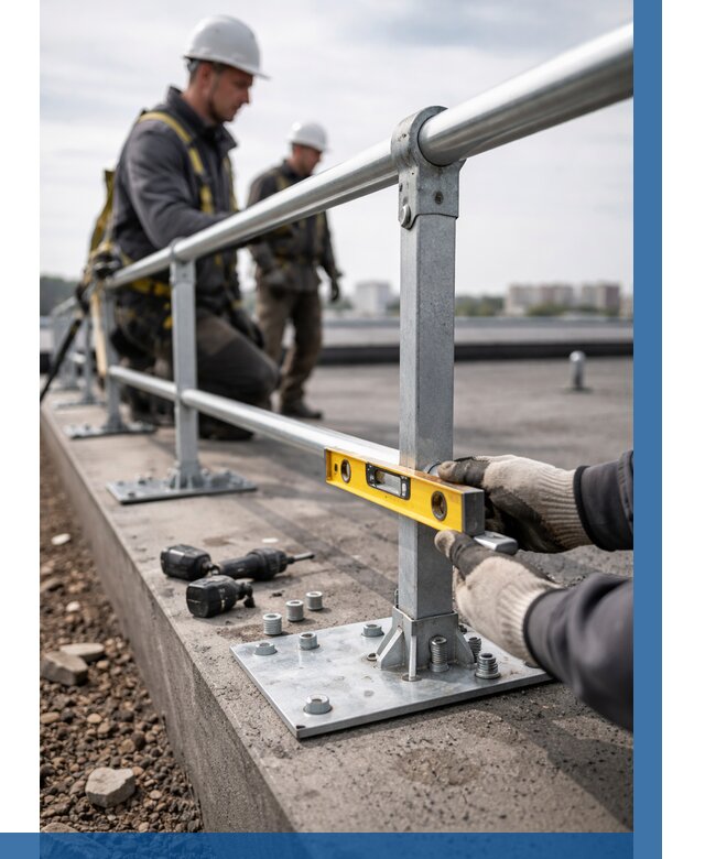 Монтаж кровельного ограждения в Карталах от 1252 р. | ВЫСОТНИК-Крт