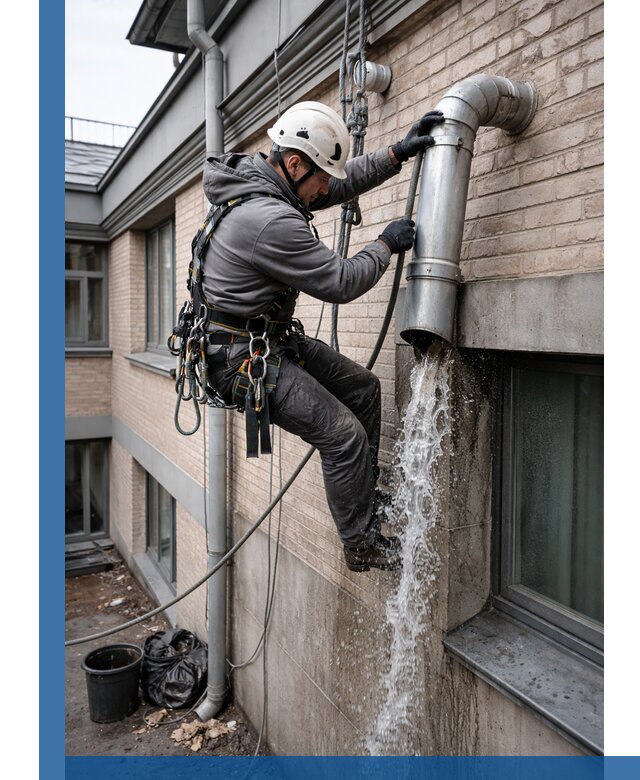 Профессиональная прочистка водосточных труб в Карталах с гарантией