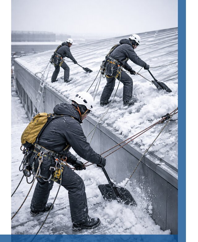 Очистка навесов от снега в Карталах от 4694 р. | ВЫСОТНИК-Крт