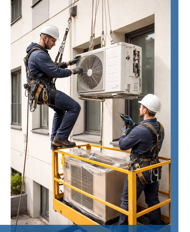 Демонтаж внешнего блока кондиционера в Карталах от 3651 р. | ВЫСОТНИК-Крт