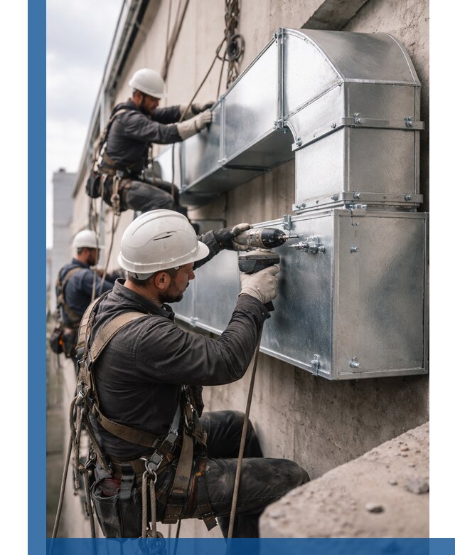 Профессиональный монтаж вентиляционных коробов в Карталах под ключ