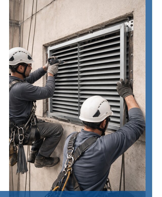 Монтаж вентиляционных решеток в Карталах от 4694 р. | ВЫСОТНИК-Крт