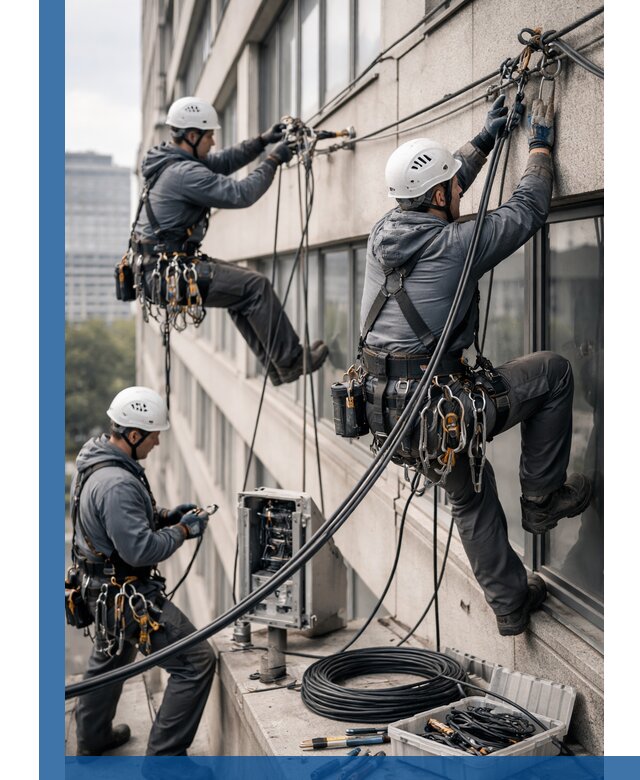 Прокладка оптоволоконного кабеля в Карталах под ключ с тестированием