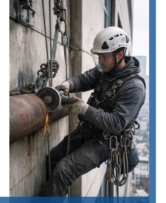 Резка металла на высоте в Карталах по цене от 4694 р. | ВЫСОТНИК-Крт