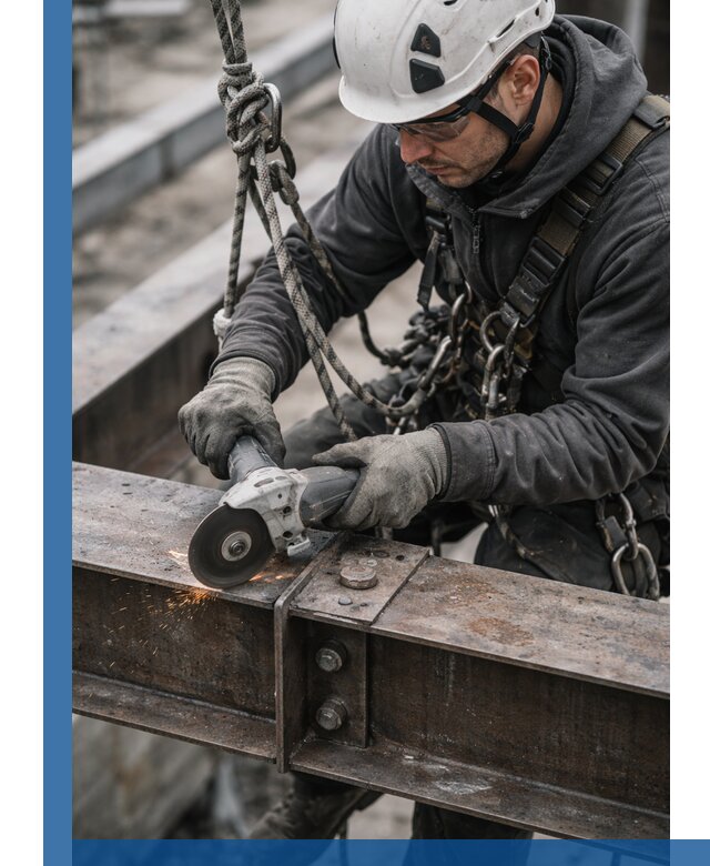 Резка металла на высоте в Карталах для зданий и конструкций