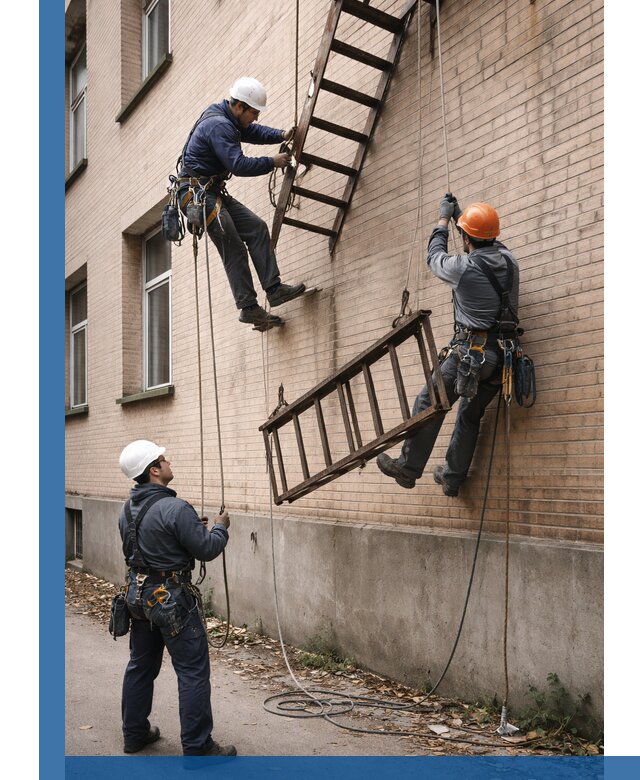Демонтаж пожарной лестницы в Карталах быстро и безопасно