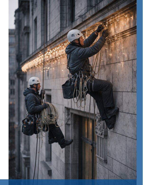 Монтаж новогодней иллюминации в Карталах от 8866 р. | ВЫСОТНИК-Крт