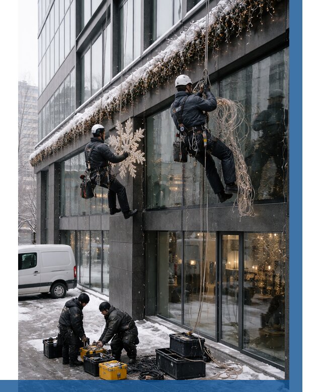 Демонтаж новогоднего оформления в Карталах от 5737 р. | ВЫСОТНИК-Крт