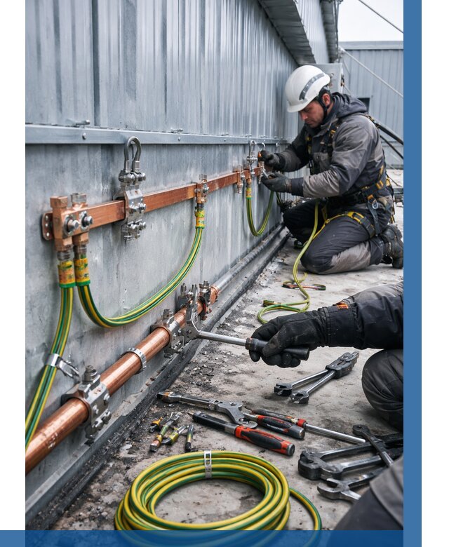 Монтаж заземления здания в Карталах от 26078 р. | ВЫСОТНИК-Крт