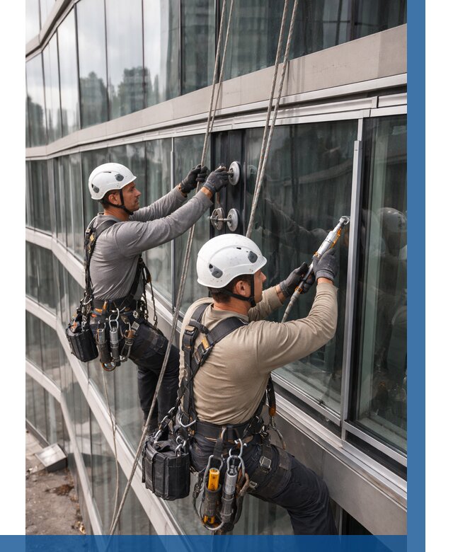 Радиусное остекление фасада в Карталах от 12517 р. | ВЫСОТНИК-Крт