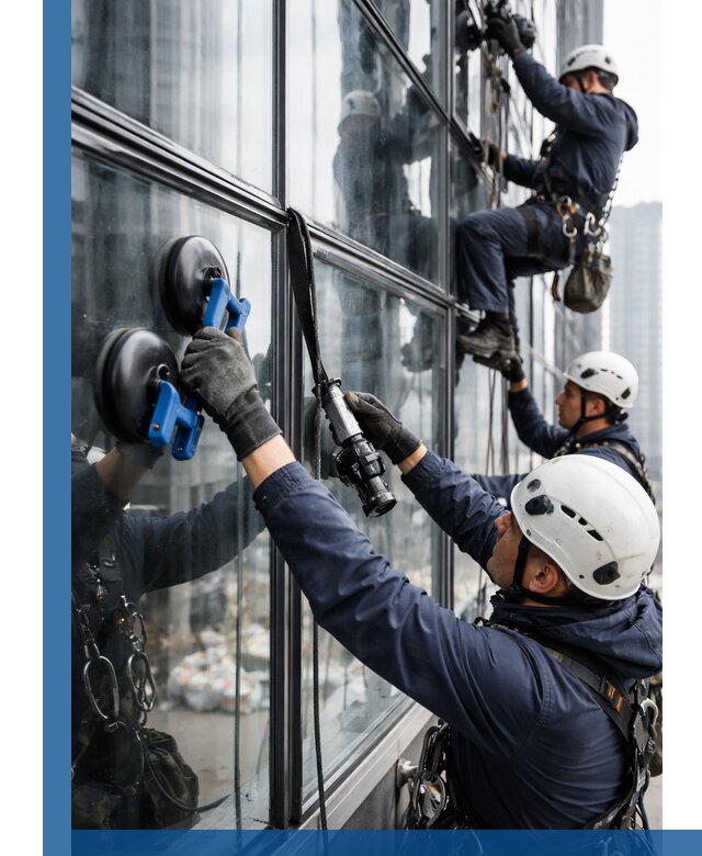 Радиусное остекление фасадов под ключ в Карталах с гарантиями