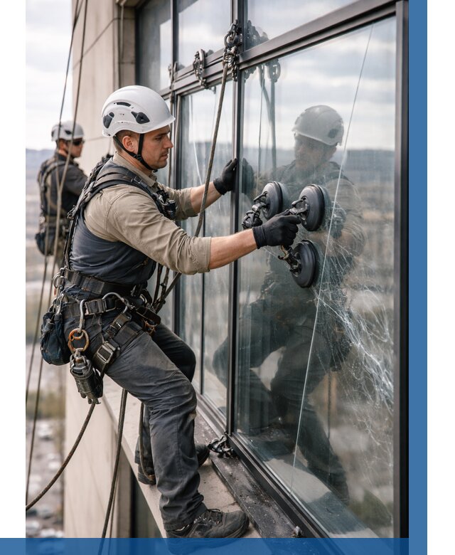 Замена стекла в витраже в Карталах под ключ от 8866 р. | ВЫСОТНИК-Крт