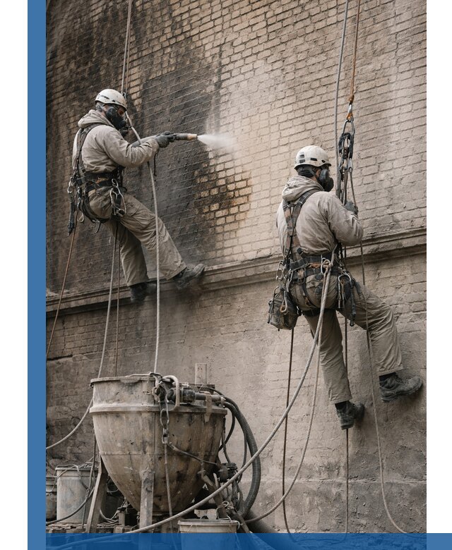 Пескоструйная очистка фасадов в Карталах профессионально