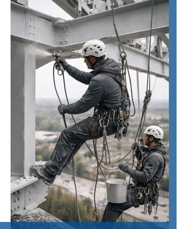 Покраска металлоконструкций на высоте в Карталах 365 р |ВЫСОТНИК-Крт