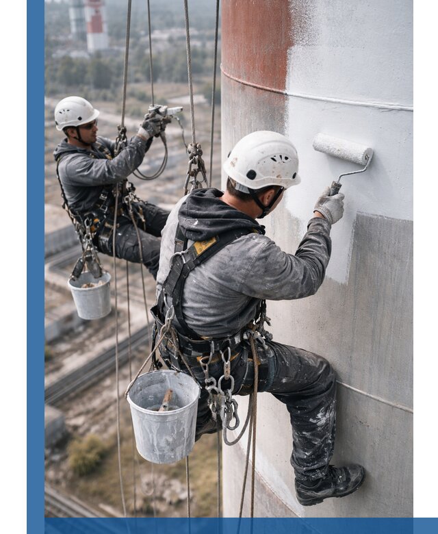 Покраска дымовых труб в Карталах: антикоррозийная защита и восстановление