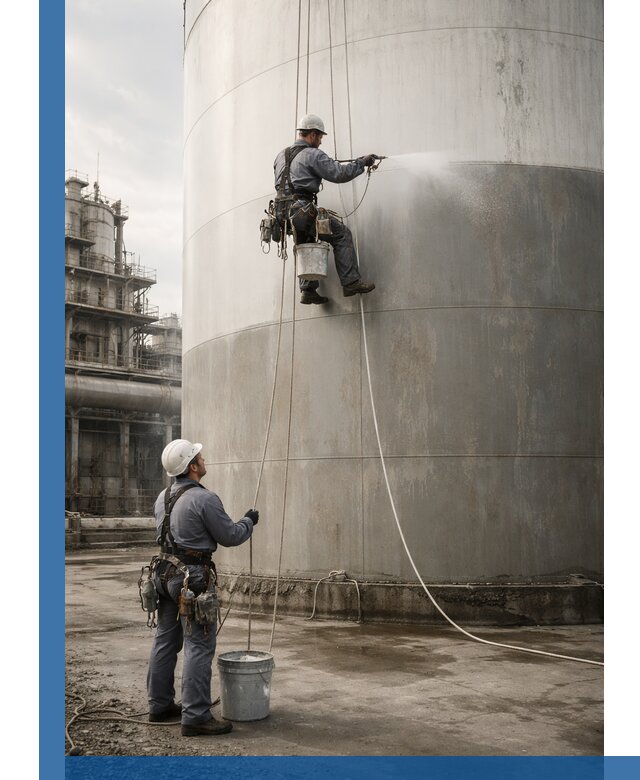 Покраска стальных резервуаров и емкостей в Карталах профессионально