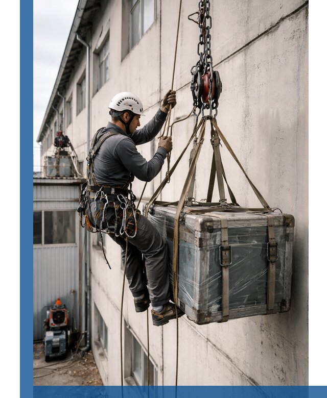 Подъем грузов на высоту в Карталах для промышленных объектов