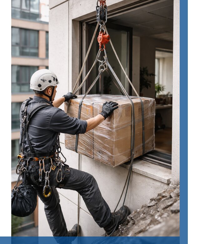 Подъем груза через окно в Карталах от 4694 р. | ВЫСОТНИК-Крт