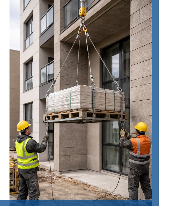 Подъем керамогранита на этаж в Карталах от 3651 р. | ВЫСОТНИК-Крт