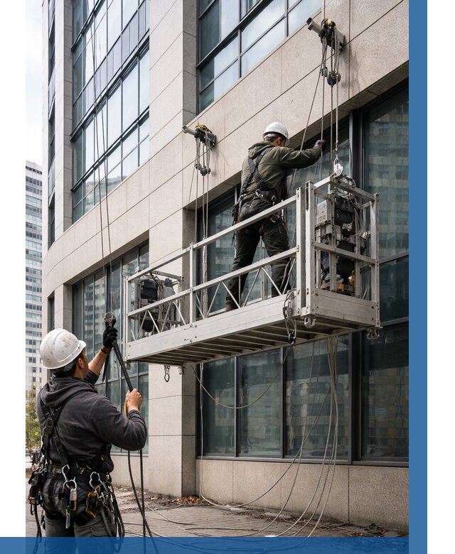 Монтаж и подъем фасадной люльки в Карталах от 12517 р. | ВЫСОТНИК-Крт