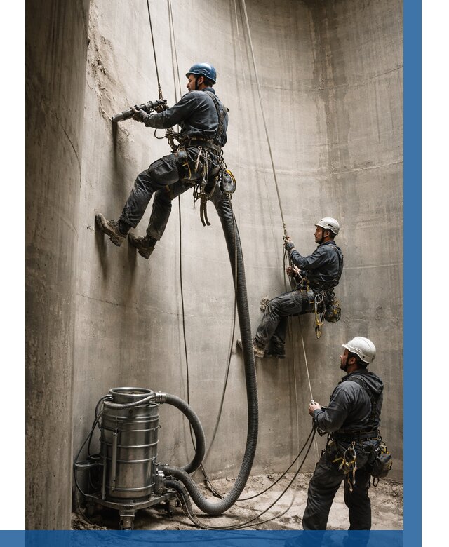 Зачистка силосов в Карталах от 4694 р. Договор и смета ВЫСОТНИК-Крт