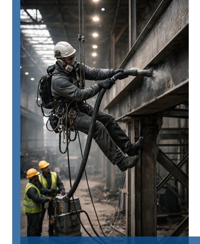 Обеспыливание конструкций в цехах промышленного производства в Карталах