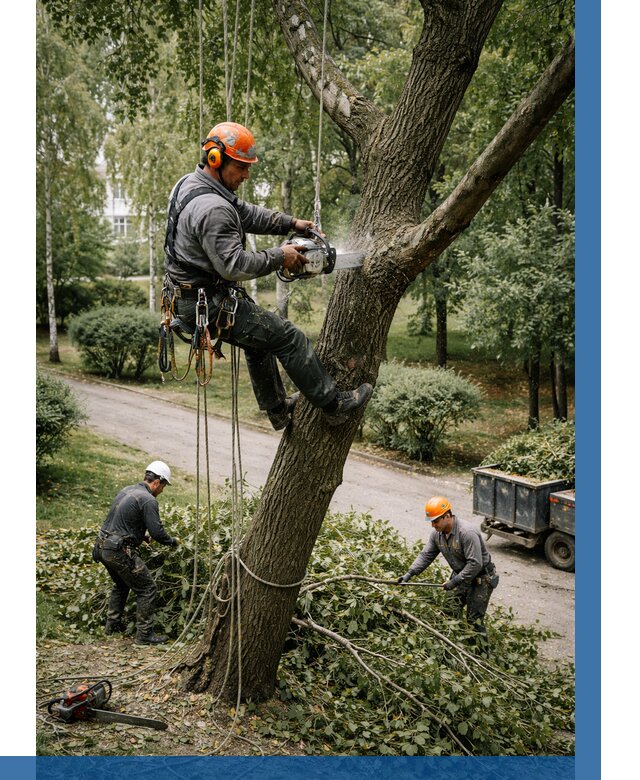 Кронирование деревьев в Карталах от 6780 р. | ВЫСОТНИК-Крт