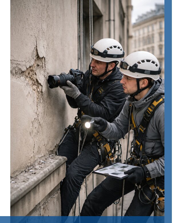 Фотофиксация дефектов фасада в Карталах от 4694 р. | ВЫСОТНИК-Крт