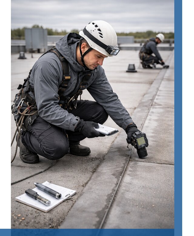 Обследование кровли на протечки в Карталах от 4694 р. | ВЫСОТНИК-Крт