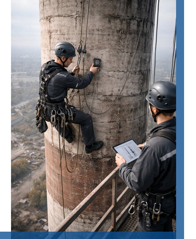 Обследование дымовой трубы в Карталах от 8345 р. | ВЫСОТНИК-Крт