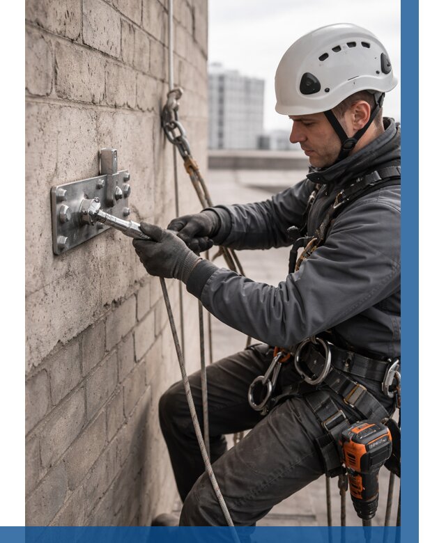 Установка анкерных точек в Карталах от 3651 р. | ВЫСОТНИК-Крт